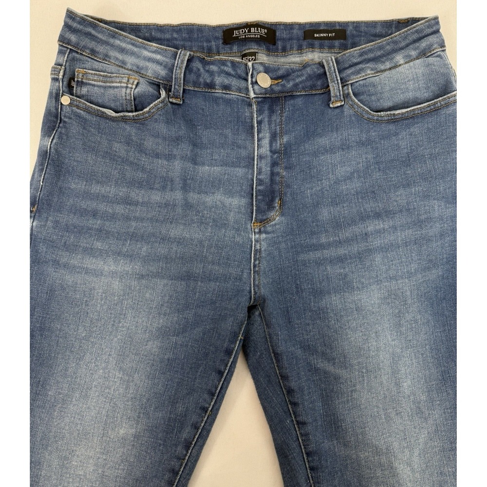 Judy Blue 15/32 Skinny Fit Jeans Mid Rise‎ 30X28 Style#JB8859 - Picture 5 of 7